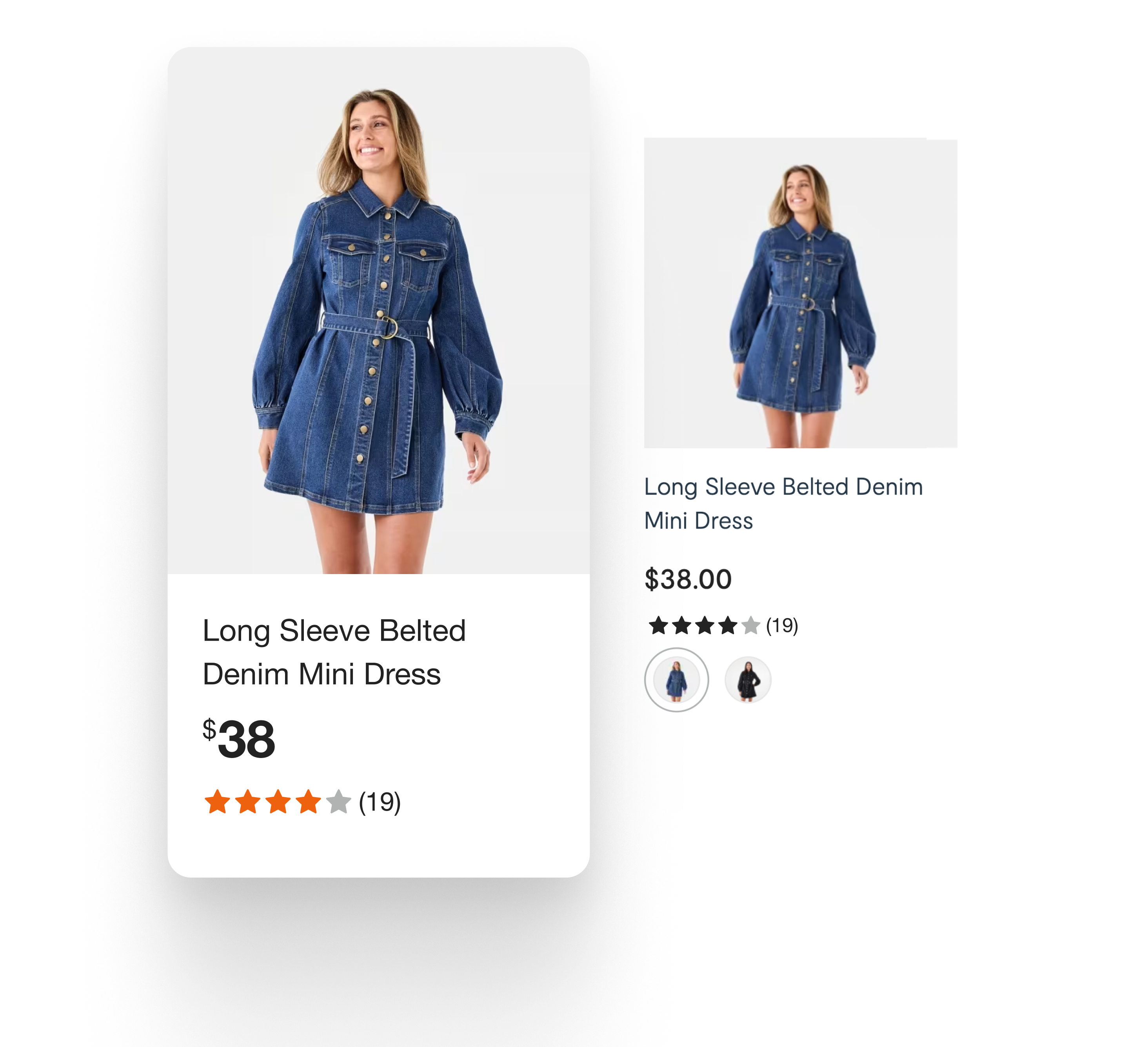 Before and after comparison